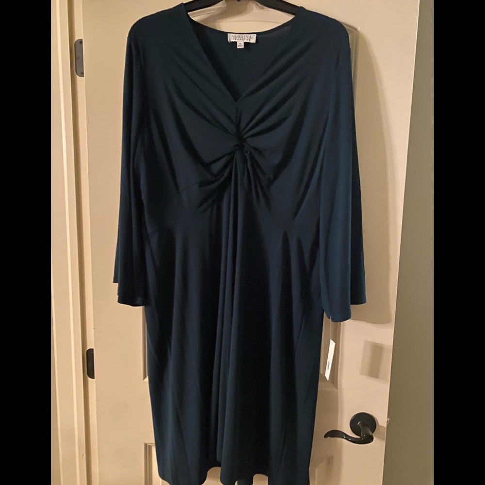 Dark green dress